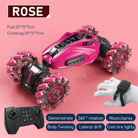 RC 360° Rotating Off-Road Stunt Car - Stunning Stunts and Climbing Performance!