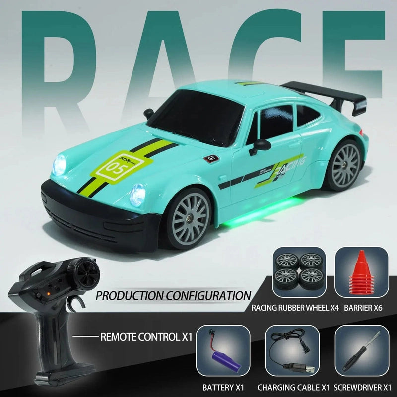 High-Speed RC Drift Car with LED Lights 1/20 - Race and Win! Teeny Pandas