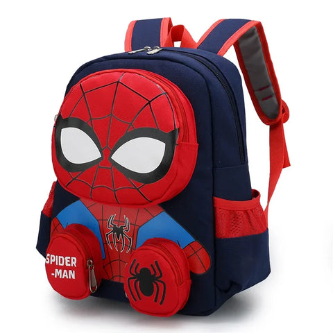 Spider Superhero 3D Stereo Backpack for Kids