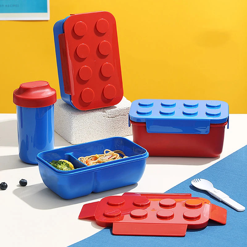 Stackable Bento Kids Lunch Box - Perfect for Kids on the Go! Teeny Pandas