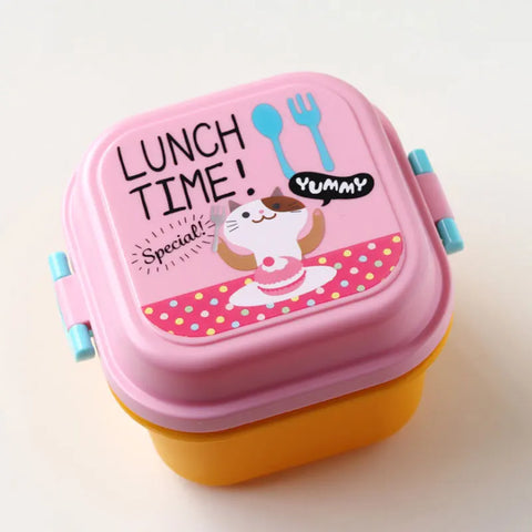 Adorable Cartoon Kids Lunch Box – Safe, Durable & Easy to Use Teeny Pandas