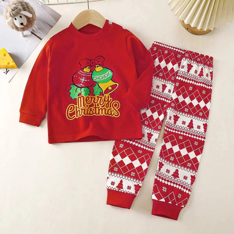 Christmas Printed Pajama Set – 2-Piece Kids Pajama Set