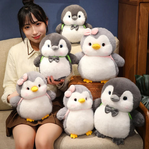 Couple Penguin Plush Toys - Soft Antarctic Penguin Animal