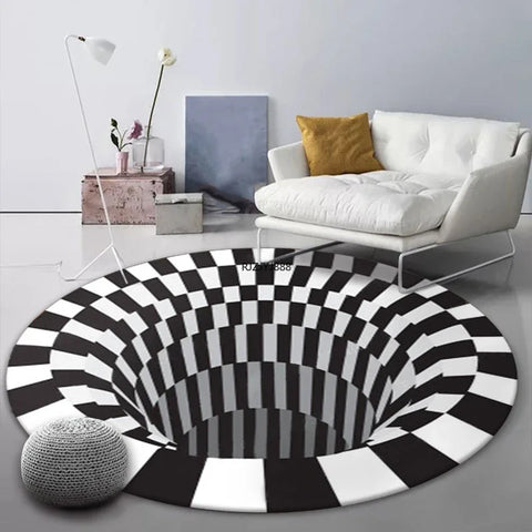 Vortex Illusion Rug – Playful & Cozy Rug for Kids’ Spaces Teeny Pandas