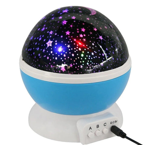 Galaxy Projector Starry Sky - Rotating LED Night Light!
