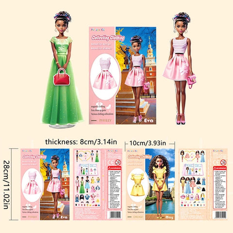 Magnetic Dress-Up Dolls Set