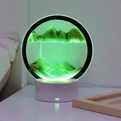 Quicksand Lamp Ornament Hourglass - Sand Painting 3D Night Light