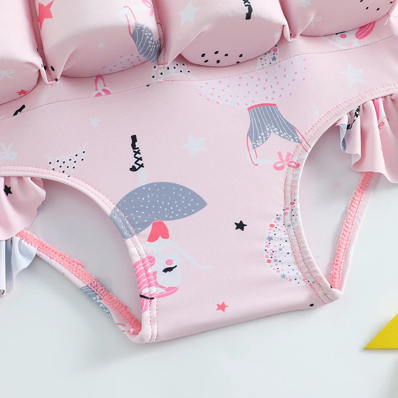 Ballerina Floating Swimsuit with Adjustable Buoyancy - For Safe Water Play Teeny Pandas