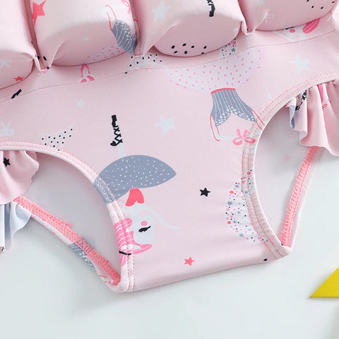 Ballerina Floating Swimsuit with Adjustable Buoyancy - For Safe Water Play Teeny Pandas