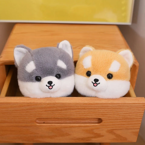 Cute Fluffy Shiba Inu, Bichon & Husky – Kawaii Stuffed Puppy Plushies