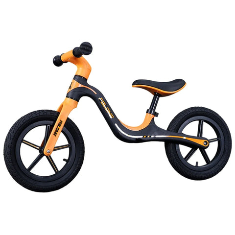 12-Inch No Pedal Balance Bike for Toddlers – Adjustable Seat Push Bicycle