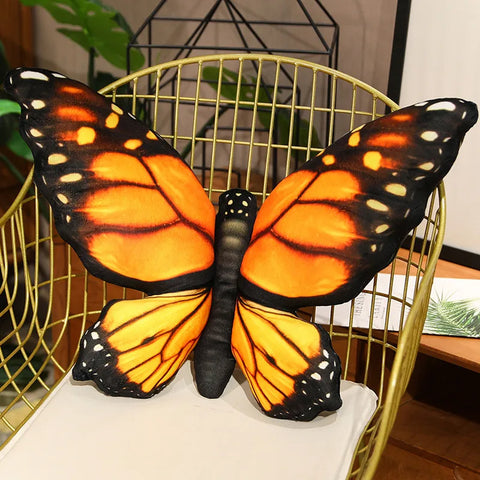 Butterfly Plush Pillow Ornament - Perfect Sofa Pillow and Room Decor