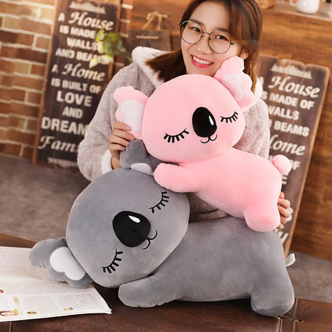 Koala Plush Toy - Soft Cartoon Animal Kawaii Koala Stuffed Doll