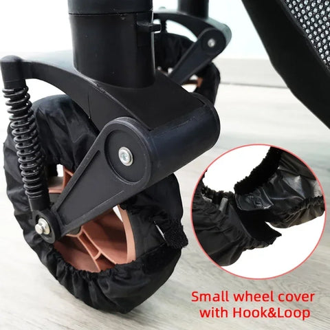 Baby Stroller Wheel Cover – Dustproof & Durable Oxford Cloth Protection