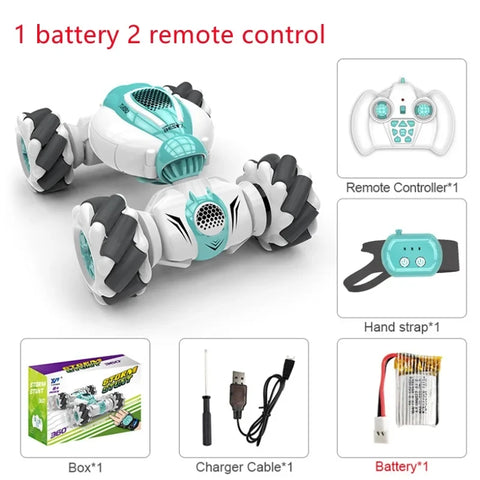 Mini RC Stunt Car – Air Gesture Control Toy for Kids