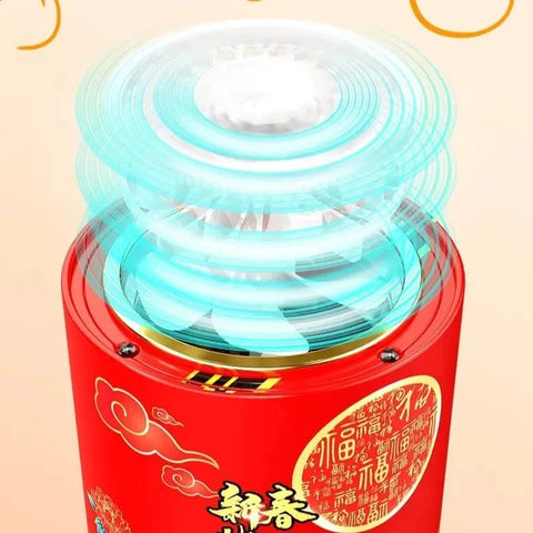 20-Hole Fireworks Bubble Machine for Kids - For Fun Bubble Experience!