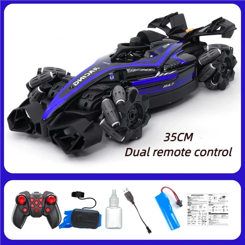 Dual Control RC LED Supercar  - High-Speed Stunt Drift!
