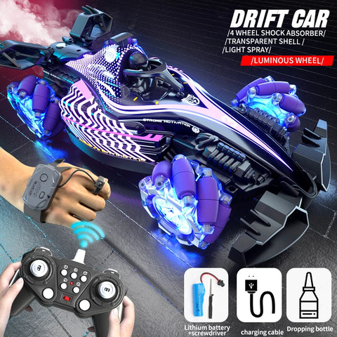 Gesture Sensing Stunt RC Car with 360° Drifting & Realistic Effects