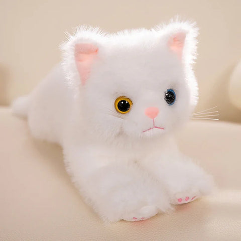 Cute Simulation Cat Plush Toys – Realistic Stuffed Kitten Models