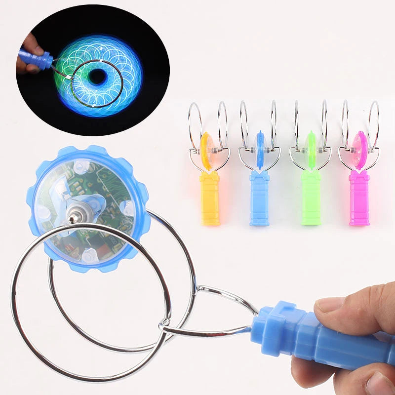 Magnetic LED Gyro Spinner Toy for Kids’ Focus and Fun Teeny Pandas