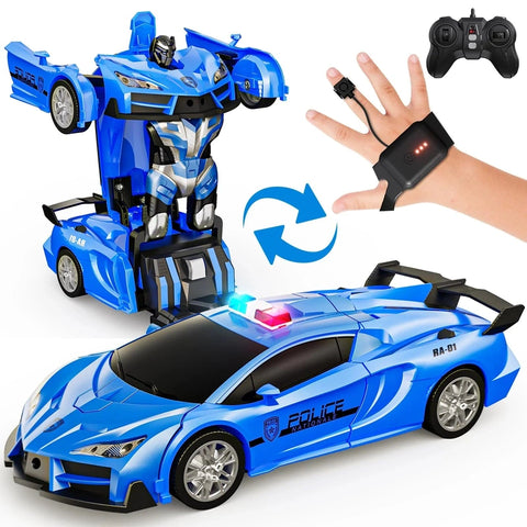 Gesture Sensing RC Transformer Car | Police Transformer