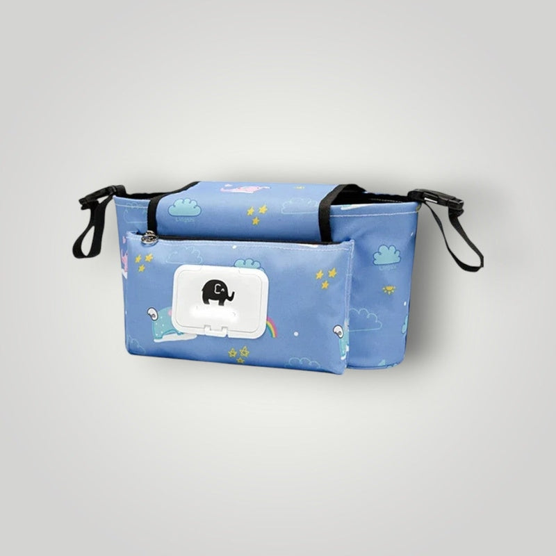 Universal Stroller Organizer - With Insulated Cup Holders Teeny Pandas