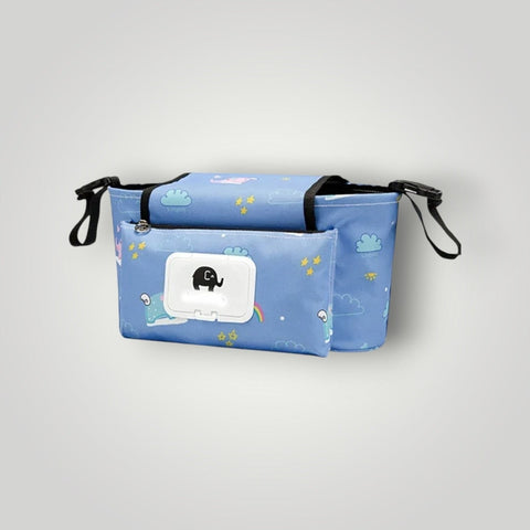 Universal Stroller Organizer - With Insulated Cup Holders Teeny Pandas