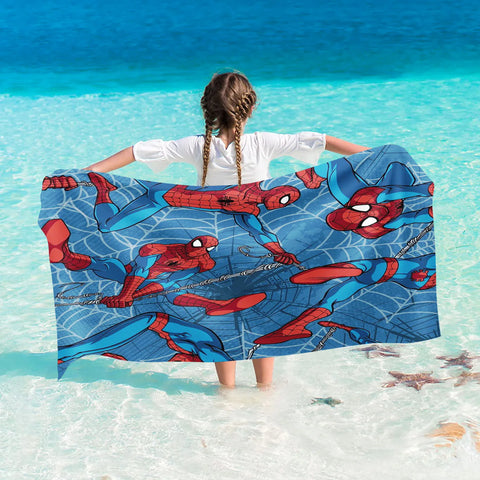 Spider Man Towel - 100% Cotton for Home & Beach