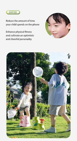 Flying Disc Air Rocket Launcher Toy – Outdoor Soaring Saucer Game for Kids