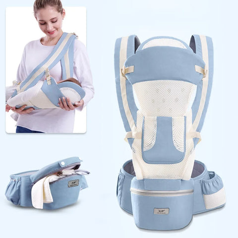 3 Carry Models Ergonomic Baby Carrier Backpack with Large Storage