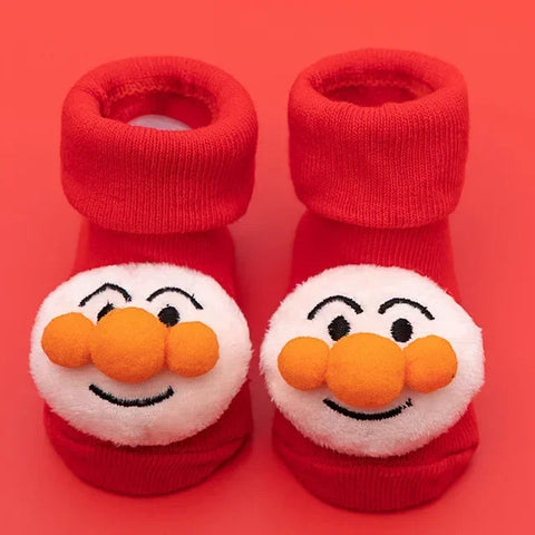 Baby Christmas Socks for Newborns – Cute Non-Slip Winter Cotton Socks for Infants