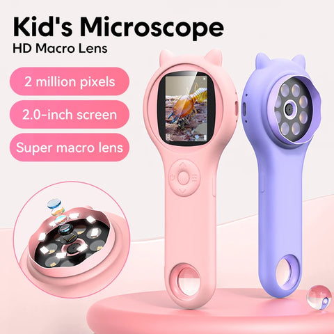 DiscoveryScope Children's Electronic Microscope – Inspiring Young Scientists Teeny Pandas
