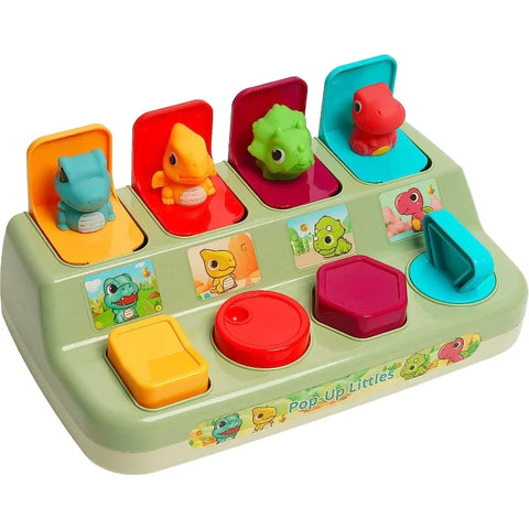 Pop-Up Dino Montessori Activity Toy – Fun & Interactive Learning for Kids Teeny Pandas