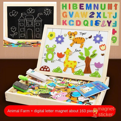 Multifunctional Creative Magnetic Puzzle - Early Education & Parent-Child Interaction