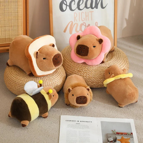 Adorable Capybara Cosplay Plushies