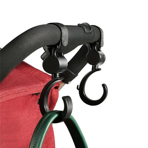 Universal Stroller Bag Hooks - Hands-Free Parenting Made Easy Teeny Pandas
