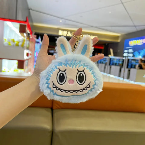 Children’s Plush Wallet – Cartoon Monsters Portable Bag for Students