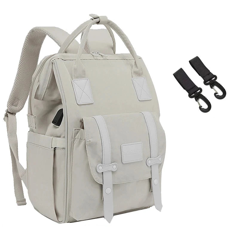 Waterproof Diaper Bag Backpack - Stylish & Functional Baby Travel Essential! Teeny Pandas