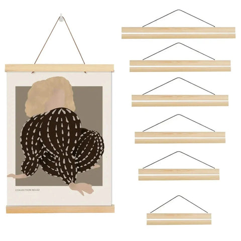 Magnetic Poster Hanger Frame – Sleek Wall Display Teeny Pandas