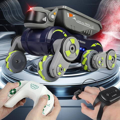 8-Wheel Mechanical Robot Dog | Mult Terrain Functionality & Gesture Sensing
