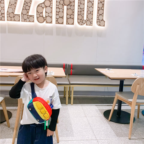 Children’s Car Design Belt Bag – Casual Shoulder Bag for Kids
