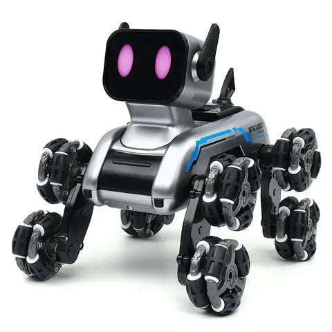 Eight-Wheeled Stunt Robot Dog | Remote Control Toy for Kids