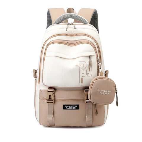 Waterproof School Backpack for Girls with Purse – Stylish & Practical Kids School Bag
