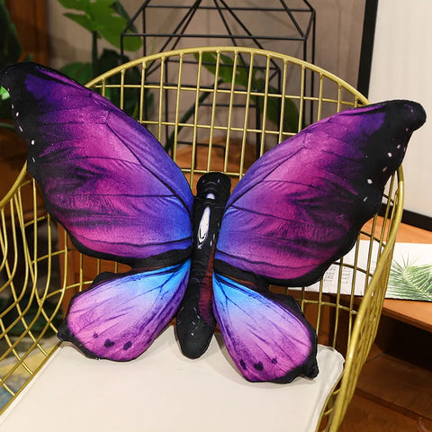 Butterfly Plush Pillow Ornament - Perfect Sofa Pillow and Room Decor