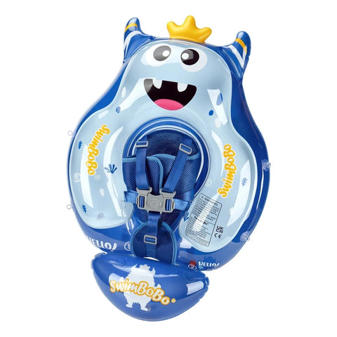 Toddler Inflatable Swim Float with Canopy - Safe Water Fun Teeny Pandas