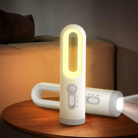 Motion Sensor Night Light 2-in-1 Portable Flashlight