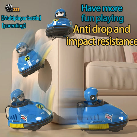 Kids Remote Control Bumper Cars - Safe & Fun RC Car Set Teeny Pandas