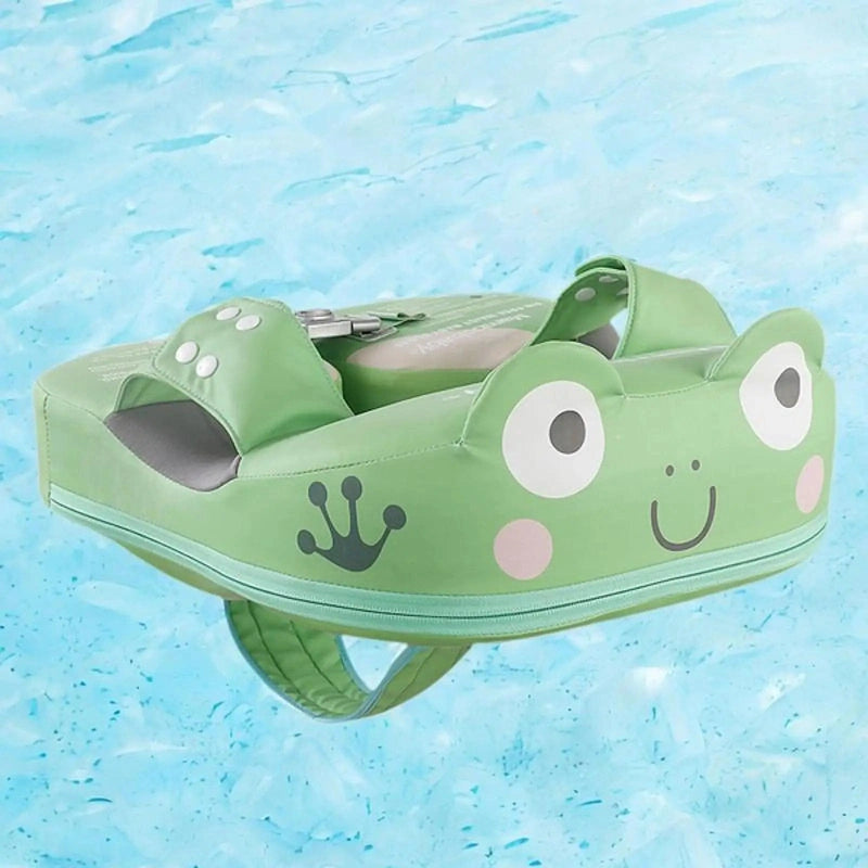 Frog Themed Baby Swim Vest - Safe & Snug Pool Fun! Teeny Pandas