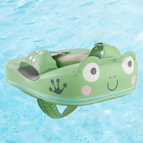 Frog Themed Baby Swim Vest - Safe & Snug Pool Fun! Teeny Pandas