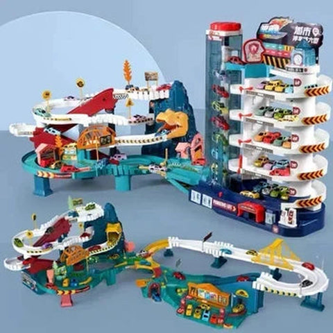2-in-1 Dinosaur Rail Car Adventure Track